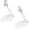 MY MIRONEY 2-Pack Clear Action Figure Stand - Assembly Model Support Display Stand Compatible with Gundam 1/144
