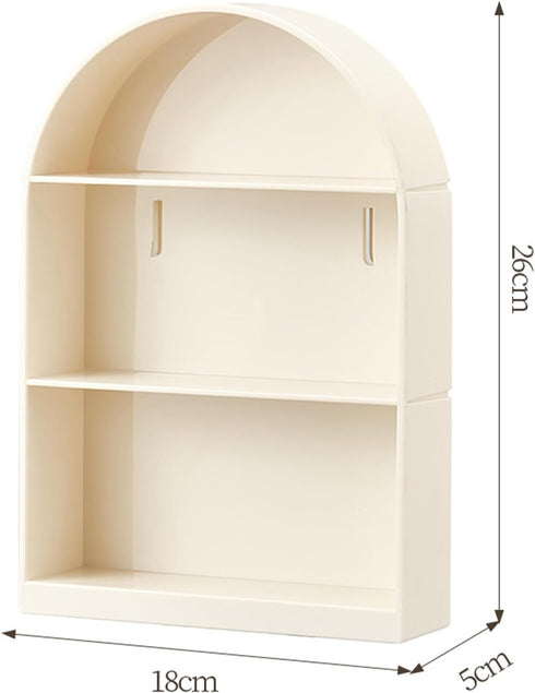 Figure Display Case, Wall-Mounted Display Cabinet for Collectible Figures and Crafts - Dust-Proof Doll and Toy Storage Case by Restokki