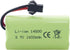 3.7V 1600mAh Li-ion Battery with SM-2P Plug and USB Charging Cable, Suitable for 9962 8837 RC Toy Car