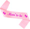 Goqaoix Mommy To Be Sash For Gender Reveal, Pink Mommy To Be Sash