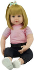 18 inch 45 cm 3+ iCradle Lovely Reborn Baby Doll Girl Soft Body Vinyl Lifelike Baby Doll Realistic Newborn Dolls