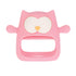 Nuby Silicone Wrist Grip Teething Mitten - 3+ Months, Pink Owl
