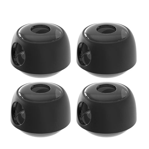 EUDEMON 4 Pack Updated Door Knob Cover, Childproof Safety Lock for Kids, Clear-Black