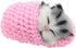4Pcs Mini Kitten in Shoe Doll Toy, Sleeping Cat in Slipper with Meows Sounds Decor Hand Toy Gift for Kids