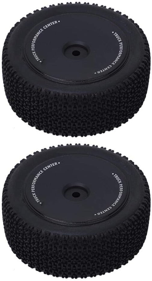 2Pcs RC Tire, 1:14 Scale RC Car Rear Tires Tire Replacement Tyre Upgrade Spare Parts RC Modification Accessory for Wltoys 144001 1/14 RC Car(Black) Tires for Mini 8 1/14Th