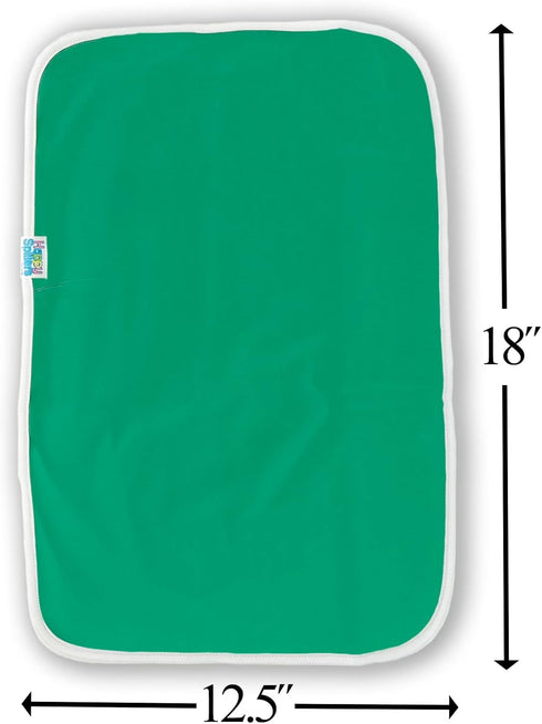 Happy Spitters Club LLC (2 Pack) 4-Layer Happy Spitters Club Baby Burp Cloths for Reflux & Heavy Spit-Up Extra-Wide