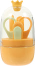 Nail Clippers Set for Newborns and Infants, 4pcs Yellow Nail Care Kit