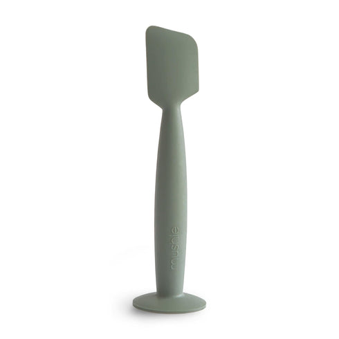 mushie Diaper Cream Applicator Soft Silicone with Suction Base (Dried Thyme)