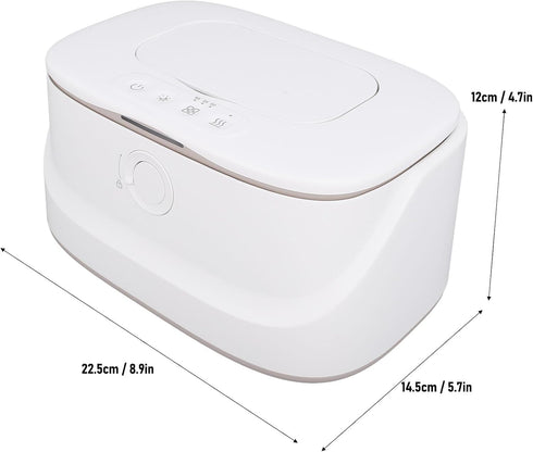 SIXRUN Baby Wipe Warmer, Large Capacity Wet Wipes Heater Dispenser with Night Light Constructed of HighSturdy Material