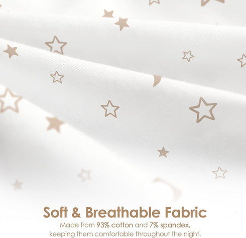 0-2 Pack 3) Baby Swaddle Months, Cotton Arm-In Zipper Sleep Sack, Wearable Blankets Wrap for Newborn Infant Girls, Boys