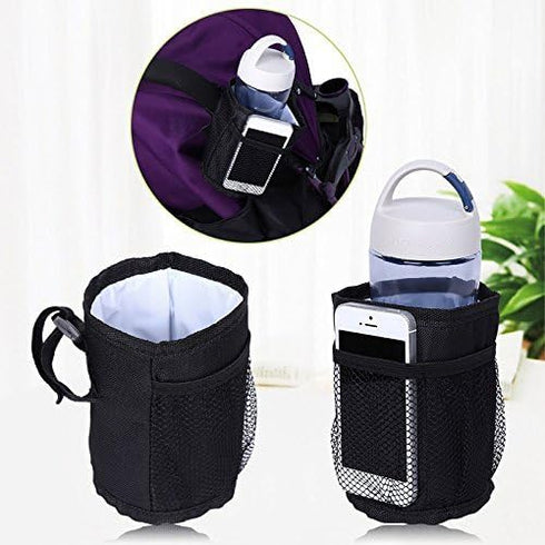 Ucity Stroller Cup Holder, Buggy Pocket Organizer for Stroller, Wheelchair & Walker