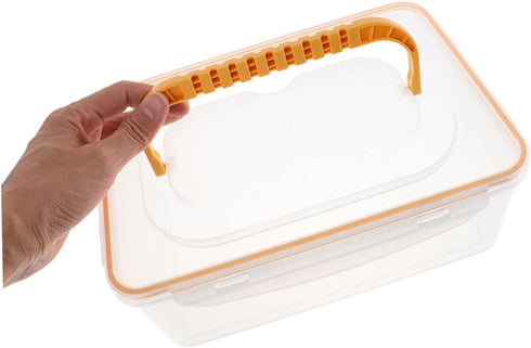 PRETYZOOM Breastmilk Storage Organizer with Lid Square Refrigerator Freezer Containers for Breastfeeding Accessories
