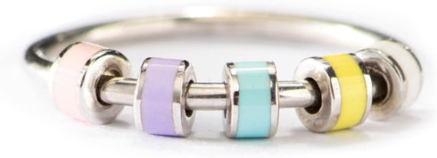 STORYJEWELLERY Daughter Ring, 925 Sterling Silver Fidget Ring, Daughter Gifts, Anxiety Rings