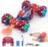 Qryselen 360Flip 2.4Ghz 4WD 6 7 8 9 10 11 12 Remote Control Car Boys Toys: RC Cars Double Sided Transform Off Road
