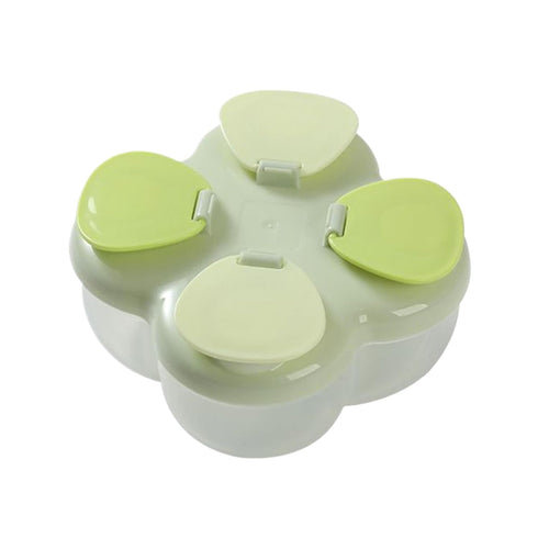 Generic 4 115.5cm, Milk Powder Dispensing Box, Separate Compartments Design, Non-Spill Formula Container, Powder