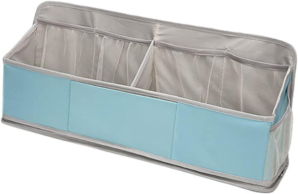 Milisten Hanging Diaper Organizer for Nursery Multi-Functional Storage Bag Pockets Soft Fabric