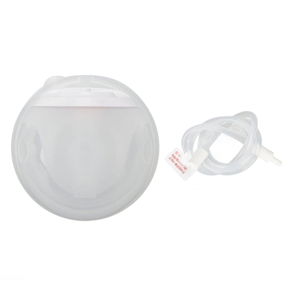 nehzgnauh Wearable Pump Cup, Hands Silicone Milk Collector, 240ml Capacity, Single Side Milk