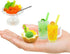 DSHMIXIA Set 8+ Set) DIY Mini Cream Foods Toy Making Material Kit Kitchen Pretend Play Food for Kids Age Make Your Food