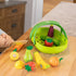 Playset 3+ Fat Brain Toys Pretendables Fruit & Veggie Basket - Pretend with Storage
