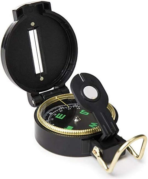 Adventure Kidz Outdoor Exploration Kit, Yellow Backpack with Binoculars, Magnifying Glass, Lensatic Compass, and Fox