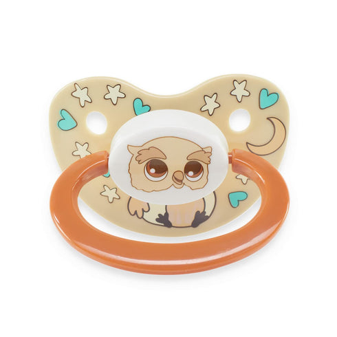 Rearz (2 1 - Owl - Adult Pacifiers with Lanyard and Clip Pacifiers and Lanyard)