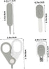 Set 4pcs Baby Nail Clippers for Newborns Owl Design Nail Scissors Non-Slip Handle Baby Grooming Kit Newborn and Toddler