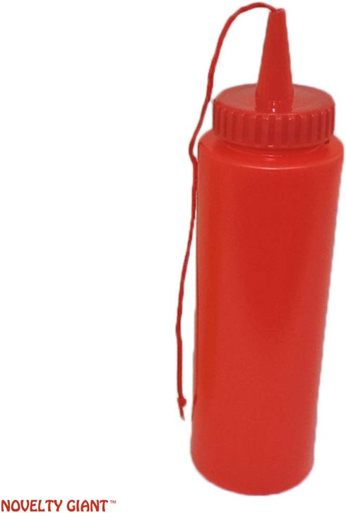 NOVELTY GIANT WWW.NOVELTYGIANT.COM Ketchup & Mustard Fake Novelty Squirt Bottles, Plastic