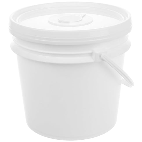 Commercial IMIKEYA Empty Wipes Bucket with Lid and Handle, Heavy Duty Refillable Wipes Container Large Wipe Holder