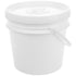 Commercial IMIKEYA Empty Wipes Bucket with Lid and Handle, Heavy Duty Refillable Wipes Container Large Wipe Holder