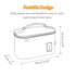 DURASIKO Screen,5V/20W Portable USB Car Baby Bottle Warmer with Digital Display Constant Temperature Milk Heater