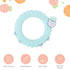 Lulyboo Baby Silicone Sensory Teething Sheep, Easy to Grip, Self Soothing Pain Relief for 0-12 Months (Aqua)