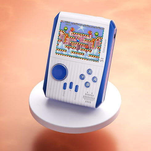 Portable Handheld Games: Retro Mini Video Game Console with 666 Classical FC Games, 3.0" Color Screen, S1-White