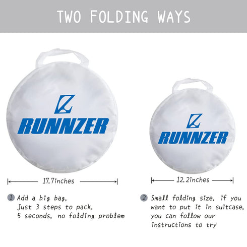 L RUNNZER Pack Pack Baby N Play Tent, and Play Canopy to Keep Baby in, Portable Crib Net for Playards, Mini Crib Tent
