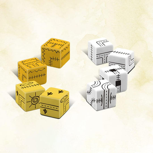 Railroad Ink Challenge: Shining Yellow Edition, Roll Dice and Draw Railways for 1-6 Players, Ages 8 & Up