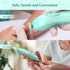GIFTER Trimmer 6 Electric Nail with Light Clippers File Grinding Heads Whisper-Quiet for Newborns Toddlers and Adults
