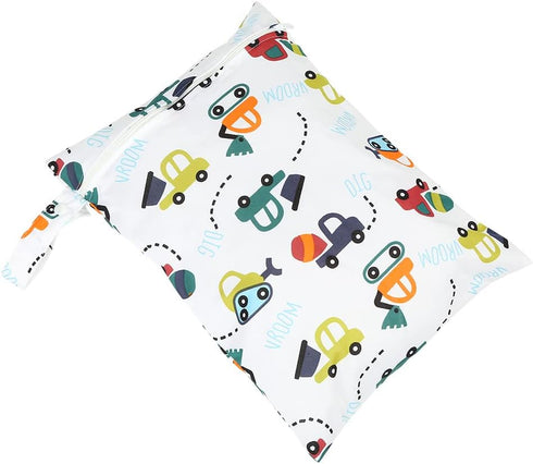 Hztyyier Boys Wet Bag, Reusable Diaper Carryall with Zipper for Travel, Beach Swimsuits Clothes Storage