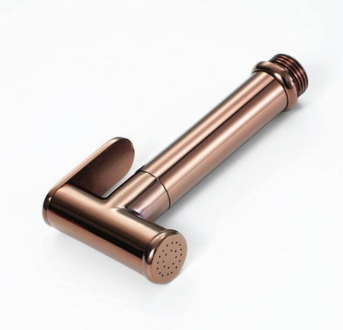 DAHSLNWKN HandheldSprayer Brass Cloth Diaper Sprayer Kit Rose GoldSprayer for Toilet withHose for Feminine Wash and ABS