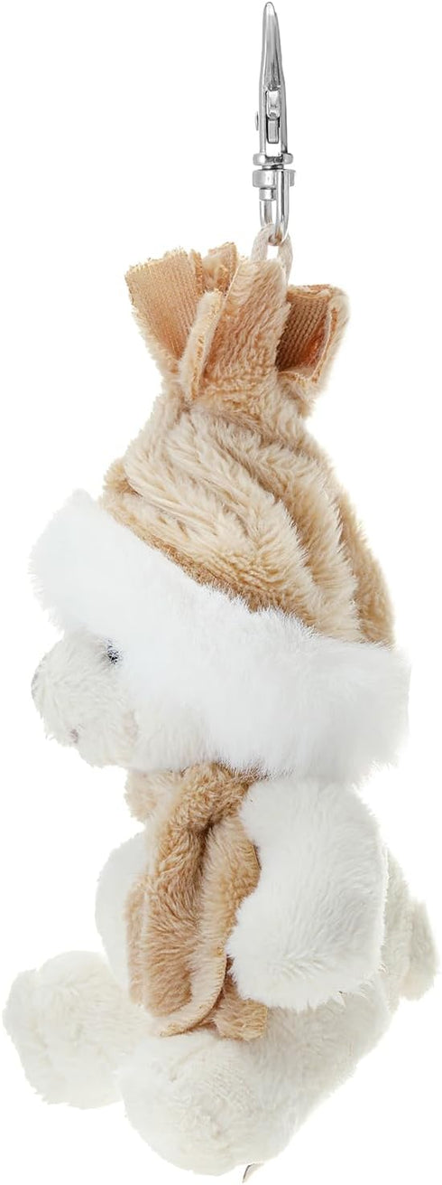 Teddy Bear Plush Keychain, 4-Inch Stuffed Animal