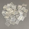 EBCO 50 Pieces Plastic Action Figure Stand Base for 3.75inch GI Joe Figure Toy, Clear Display Stand Tool, Transparent