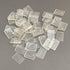 EBCO 50 Pieces Plastic Action Figure Stand Base for 3.75inch GI Joe Figure Toy, Clear Display Stand Tool, Transparent