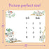 Baby Monthly Milestone Blanket, Koalas Trunk Branch Leaf Wreath, 48"x40", Unisex with 4 Frames and 1 Headband