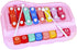 Liyujuping 2 in 1 Piano Xylophone for Toddlers, 8 Multicolored Cause and Effect
