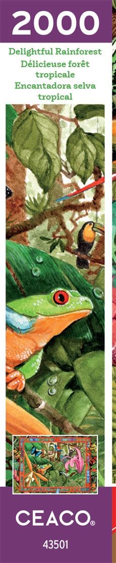 Ceaco - Parker Fulton - Delightful Rainforest - 2000 Piece Jigsaw Puzzle