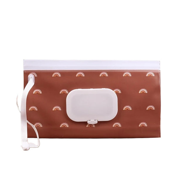 linenb 5pcs Travel Wipes Case Portable EVA Tissue Box - Snap-Strap Wet Wipes