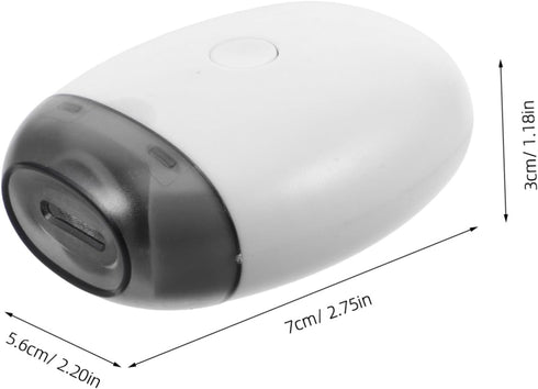 Generic 2 Trimmer Automatic Electric Nail Clipper with LED Light & Speeds with Nail Scraps Storage, USB Rechargeable