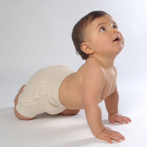 Organic Merino Wool Diaper Cover for Fitted Cloth Diapers - Ecoable