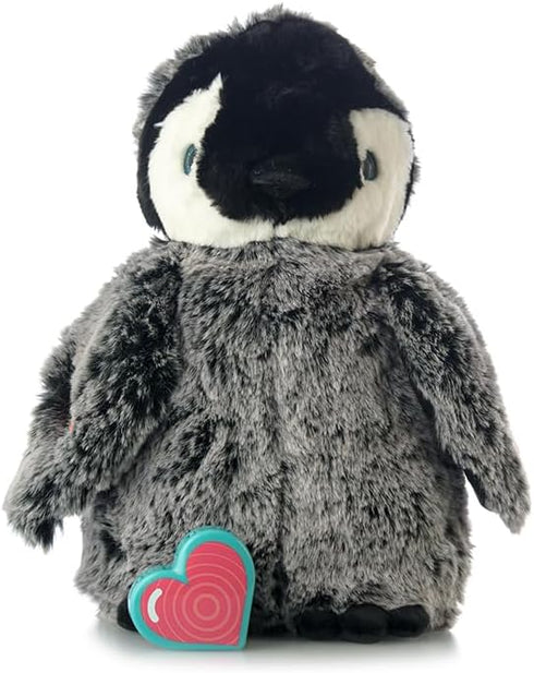 Penguin Recordable Stuffed Animals with 20 sec Heart Voice Recorder for Ultrasounds & Sweet Messages, Perfect for Moms