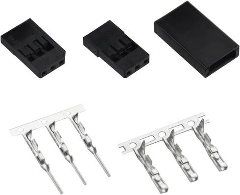 WMYCONGCONG 30 Kits Servo Plug Connector with 16Ft 22Awg Servo Wire, Male Female Kit Compatible with Futaba