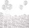 KALOR Clear Balloons, 100 Pcs 5 Inch Mini Matte Latex Balloons for Birthday Decoration, Wedding Party