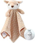 CREVENT Cozy Plush Baby Security Blanket, Loveys for Baby Girls and Boys, Great Birthday Gift (Brown Deer)